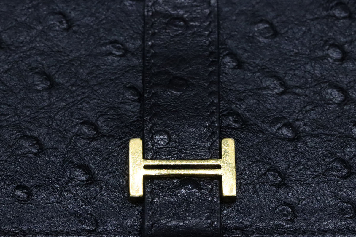 Hermès Gold Leather Bearn Wallet - Hermès